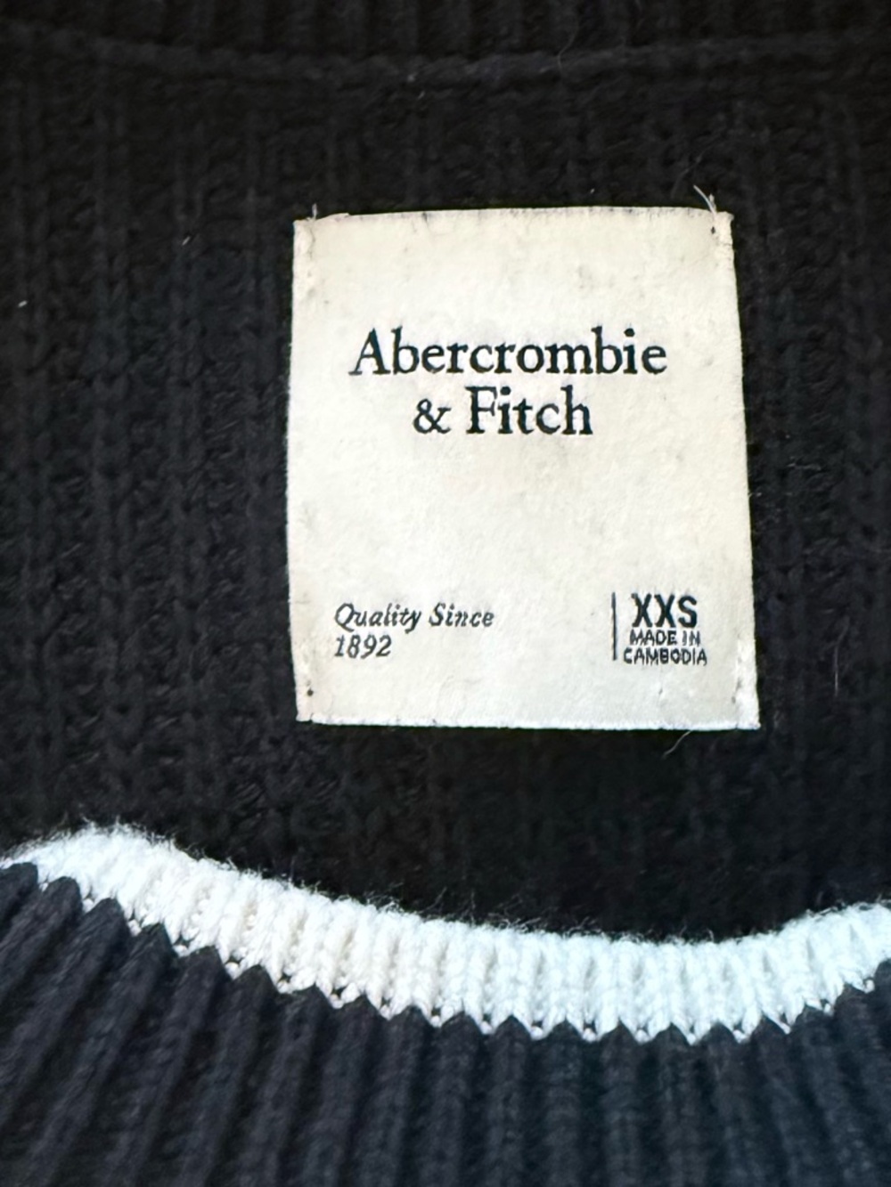 A&F Crewneck Shell Sweater - Picture 2 of 5